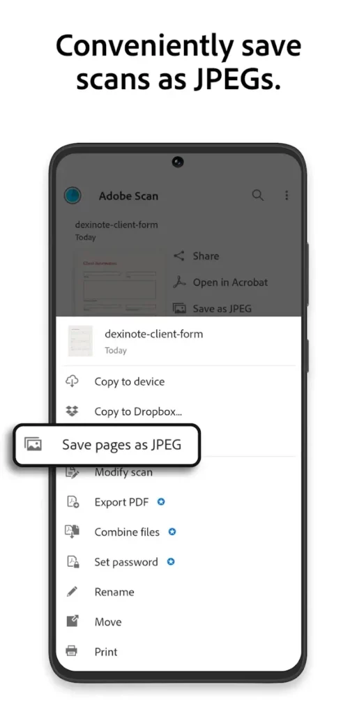 Adobe Scan MOD APK S4